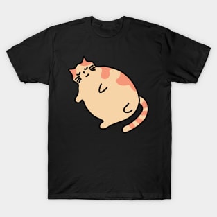 Chonky cat, Sleeping cat, Napping kitty, Fat cat T-Shirt